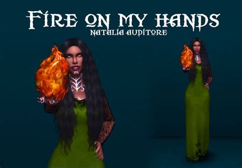 Fire On Hand Acc Natalia Auditore On Patreon Sims 4 Sims Sims 4