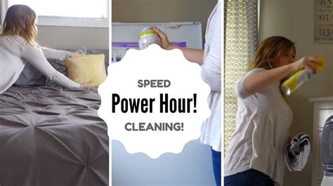 Speed Cleaning My House Power Hour Youtube