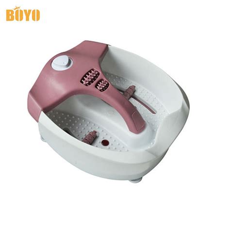 Electric Heat Bubble Vibration Pedicure Electric Foot Spa Bath Massager