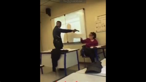 France In Shock As Video Of Student Threatening Teacher With ‘gun In