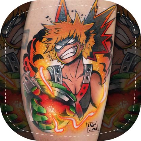 Bakugou Tattoo Bakugo Bokunoheroacademia Carisca Wallpaper