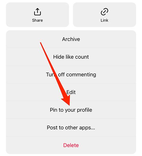 Instagram How To Pin Posts To Your Profile