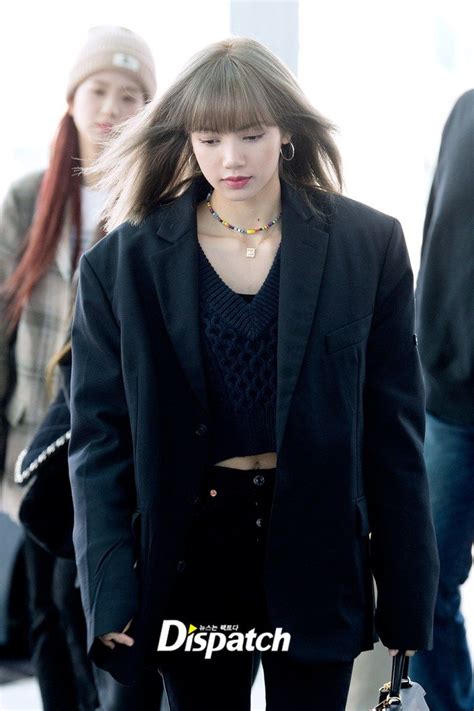 Lisa Airport Photos At Incheon To Los Angeles On April 11 2019