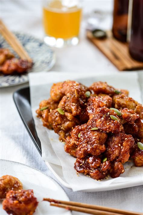 Dakgangjeong Sweet Crispy Korean Fried Chicken Korean Bapsang