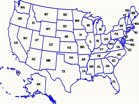 Free Printable United States Map With Abbreviations Printable Us Maps Hot Sex Picture