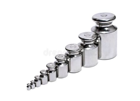 Metal Weights For Scales Weight Control Concept Stock Image Image Of
