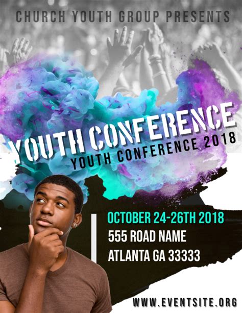 Youth Conferences Template Postermywall