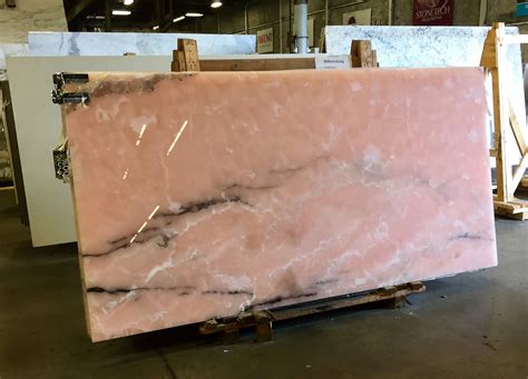 Pink Onyx Polished Marble Slab Terrazzo Marble Slab