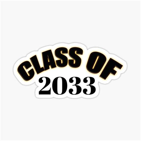 Class Of 2033 Sticker By Umeshverma Redbubble