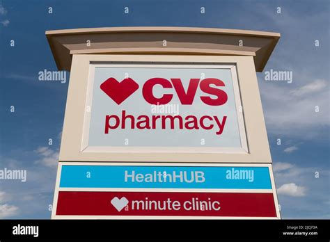 BLOOMINGTON, MN, USA - JUNE 13, 2022:CVS Pharmacy, HealthHUB and Minute