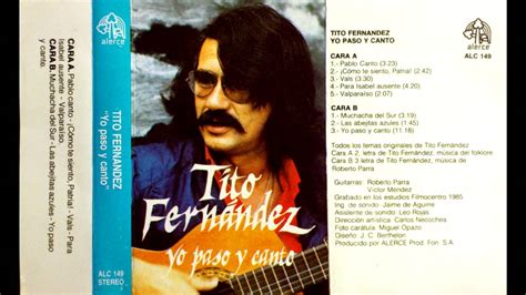 Tito fernandez ретвитнул(а) tito fernandez. Tito Fernandez - Valparaiso (1985) - YouTube
