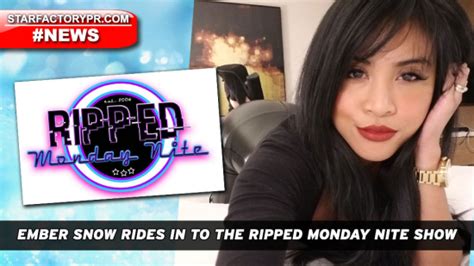 News Ember Snow Rides Into The Ripped Monday Nite Show January 14th