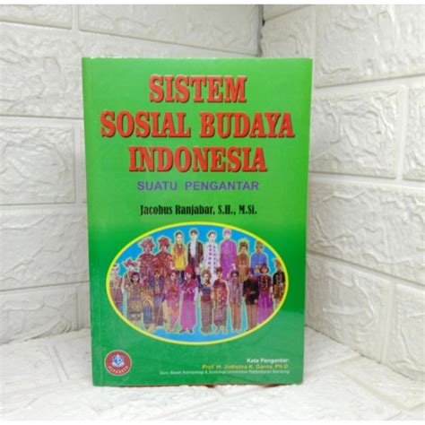 Jual Buku Sistem Sosial Budaya Indonesia Suatu Pengantar Jacobus