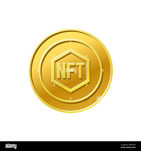 Nft Non Fungible Token Coin Icon Сrypto Stock Vector Image And Art Alamy