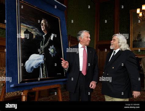 Lord David Steel Portrait Stock Photo Alamy