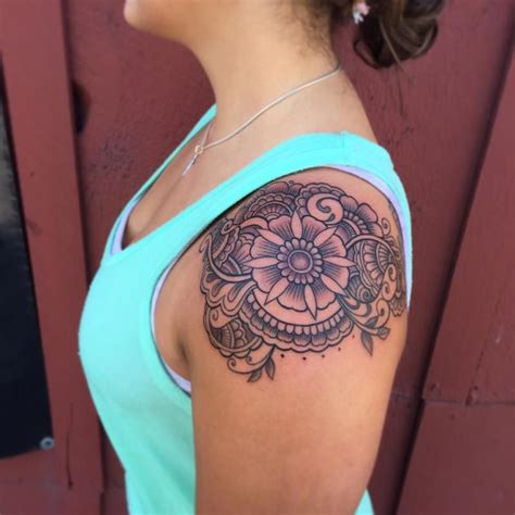 Tattoos Laura Jade Ornamental Shoulder Tattoo Mandala Tattoos For