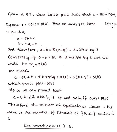 Let Z Be The Set Of Integers And R Be The Relation Defined In Z Such