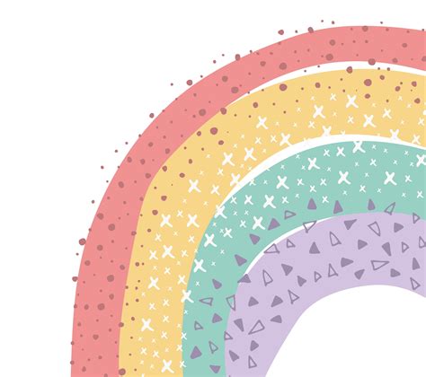 Pastel Rainbow Print Pastel Print Rainbow Babyrainbow In 2020