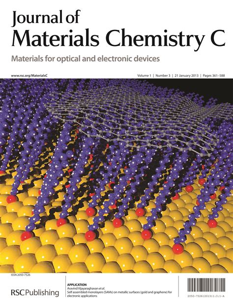 Modern chemistry, chemical engineering and chemical technology. Journal of Materials Chemistry A, B and C Issue 3's online ...