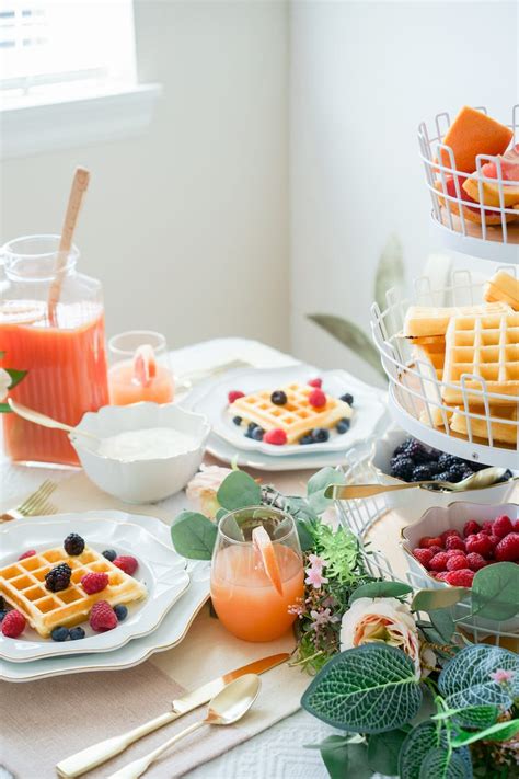 Brunch Party Ideas Waffle And Pancake Bar
