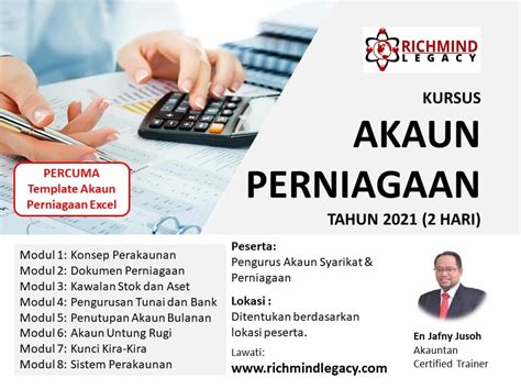 Untung dan rugi diagih sama rata. Kursus Akaun Perniagaan Cara Mudah | Richmind Legacy Sdn. Bhd.