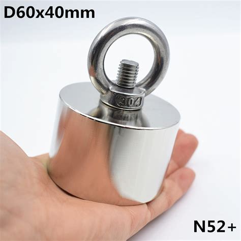 Neodymium Magnet N52 D60x40 Super Strong Round Magnet 250kg Rare Earth