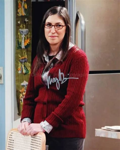 Mayim Bialik As Amy The Big Bang Theory Genune Signed Autograph £4395 Picclick Uk