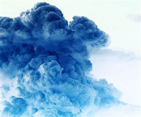 Blue Smoke Wallpaper White Image 3258298 By Ksenial On