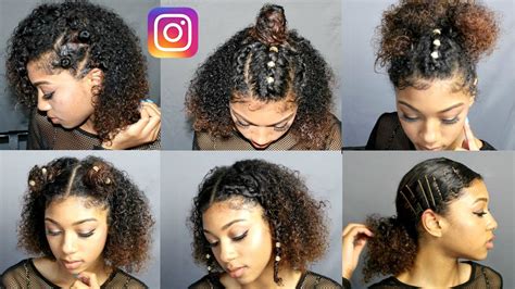 Curly hairstyles give an original and trendy look to women's personality. 6 Instagram Trending Natural Curly Hairstyles( Using ...