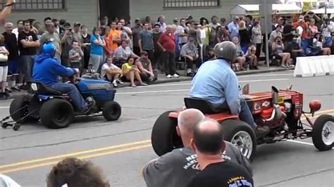 Open Class At 2014 Knox Horsethief Days Lawn Tractor Drag Races Youtube