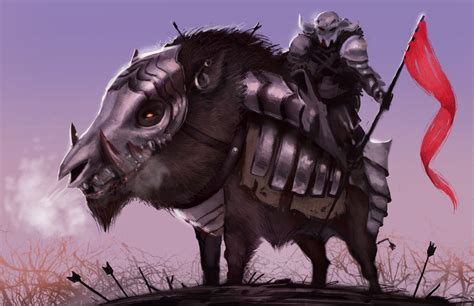 Armored Boar By Detkef On Deviantart Character And Setting Character