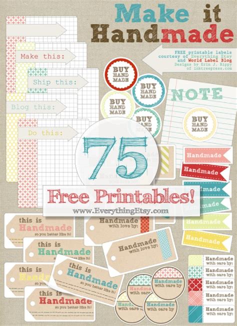 75 Free Printable Labels Make It Handmade