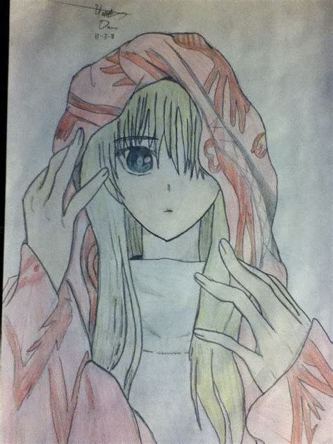 Anime Girl With A Hoodie By Astro570 On Deviantart