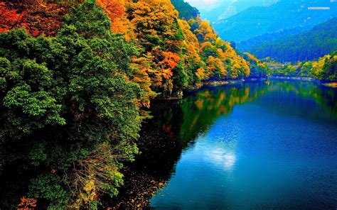 Autumn At The River Wallpapers Wallpaper Cave