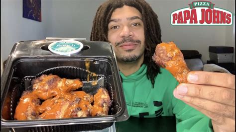 Papa John’s New Hot Lemon Pepper Wings Are They Spicy Youtube
