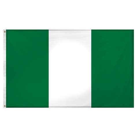 Nigeria 3ft x 5ft Super Knit Polyester Flag