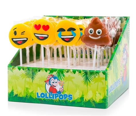 Mini Lollipops Emoji à Traiter Parti Pour Enfants Livré Rapidement
