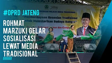 Rohmat Marzuki Gelar Sosialisasi Kebijakan Melalui Media Tradisional Di