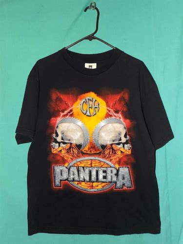 Exc Vtg 2000 Pantera Cfh Shirt Cowboys From Hell Cfh Winterland Sz