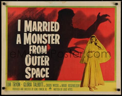 EMoviePoster 1g122 I MARRIED A MONSTER FROM OUTER SPACE 1 2sh 1958