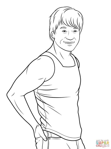 Bruce lee coloring page from china category. Coloriage - Jackie Chan | Coloriages à imprimer gratuits