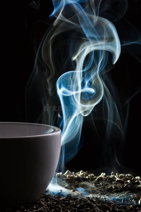 Smell Of Good Tea From A Cup Stock Photo Image Of Decoration