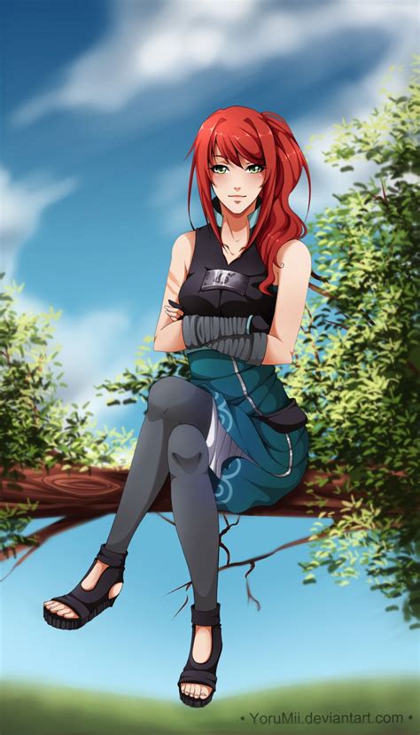 Anime Girl Ninja With Red Hair