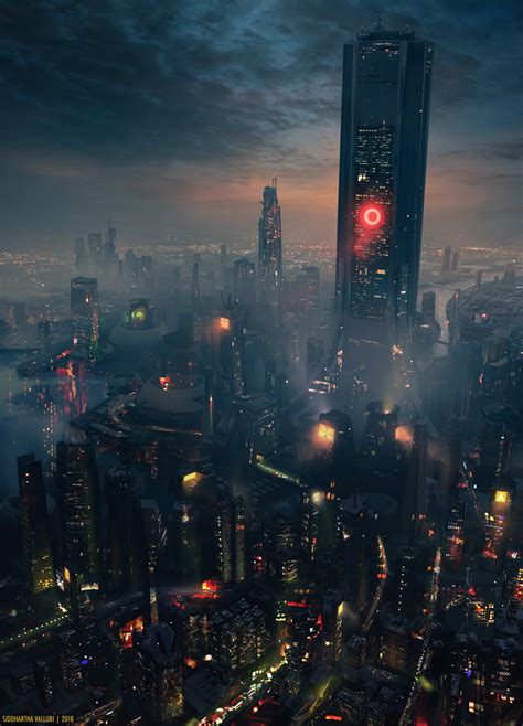 Sci Fi Night City Sci Fi City Futuristic City Cyberpunk City Images