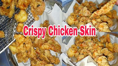 How To Make Crispy Chicken Skin Chicharon Filipino Street Food Youtube