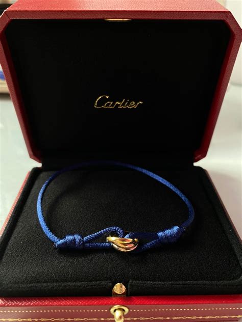 Cartier Trinity Cord Bracelet Women S Fashion Jewelry Organisers