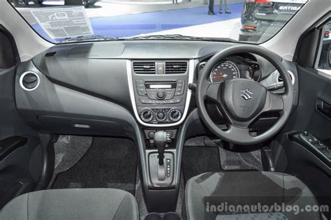 The festive kit for the wagonr includes stylish seat covers, interior styling kit, cosmetic updates such as front and rear bumper protectors, chrome garnish and side skirts as well. Suzuki (Maruti) Celerio with body kit dashboard at the 2016 BIMS