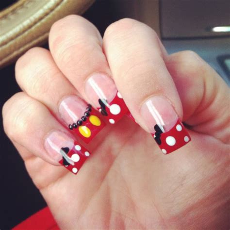 Mickey And Minnie Mickey Nails Disney Nail Designs