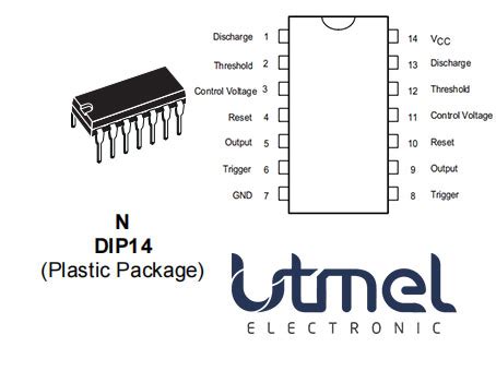 Ne Dual Timer Ic Circuit Pinout And Datasheet