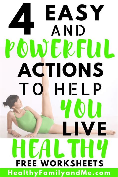 How to Live a Healthy Life Made Easy with 4 Action Steps ...